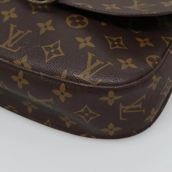 LOUIS VUITTON Monogram Saint Cloud GM Shoulder Bag M51242 LV Auth 115277 - Picture 3 of 16
